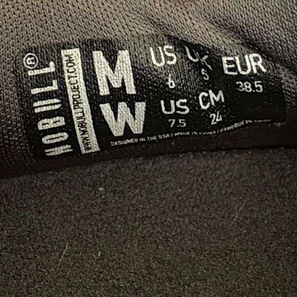 NOBULL Allday Ripstop Runner Gray Athletic Sneakers Gum Sole Women’s Size 7.5 - Picture 8 of 8